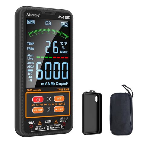 Aicevoos As D Smart Digital Multimeter Auto Ranging Volt Meter With