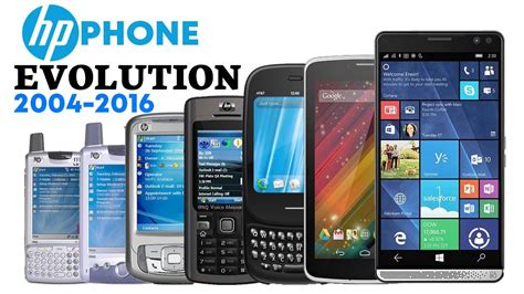 Hp Phones Evolution Specification Features 2004 2016