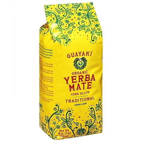 Guayaki Yerba Mate Tea Organic Loose Traditional 16 Oz Safeway