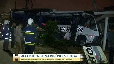 Jornal Hoje Acidente Entre Um Micro Nibus E Um Trem Deixa Um Morto E