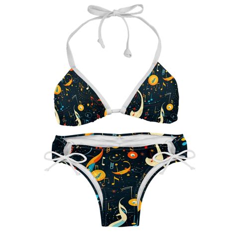 Note Women S Swim Suit Bikini Set With Detachable Sponge And Adjustable