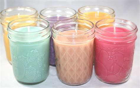 Canning Jelly Jar Soy Wax Candle Homemade Your Scent Choice Hand Poured In 8 Ounce Quilted