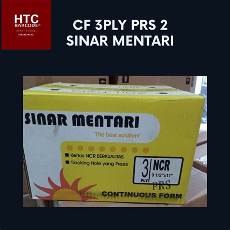 Jual Kertas Continuous Form Sinar Mentari Cf Ply Prs Shopee Indonesia