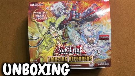 Yu Gi Oh Unboxing Amazing Defenders Youtube