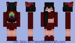 Cute demon girl Minecraft Skin