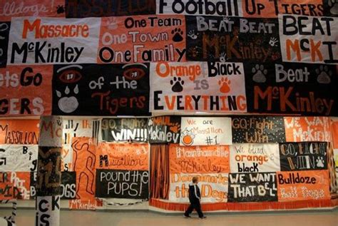 Homemade High School Football Poster Ideas