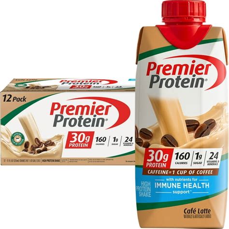 Premier Protein Shake Café Latte 30g Protein 11 Fl Oz 12 Ct