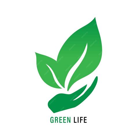 Premium Vector Green Life Logo Templete Design