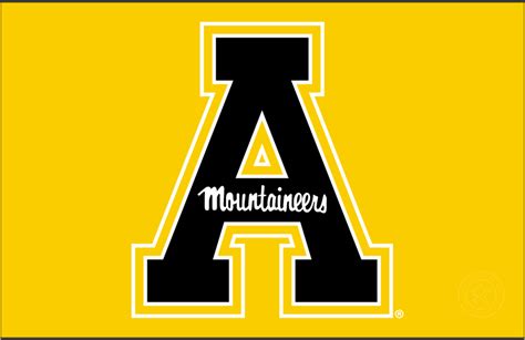 Appalachian State Mountaineers Logo - Alt on Dark Logo - NCAA Division ...