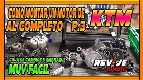 Cómo MONTAR la CAJA de CAMBIOS muy fácil KTM SX 250cc de 2003