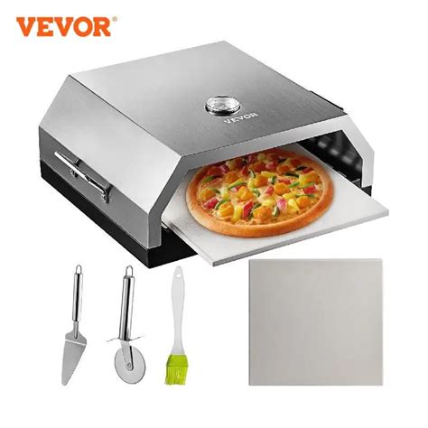 Vevor Four Pizza Portable En Acier Inoxydable Pour Grill Gaz Ou