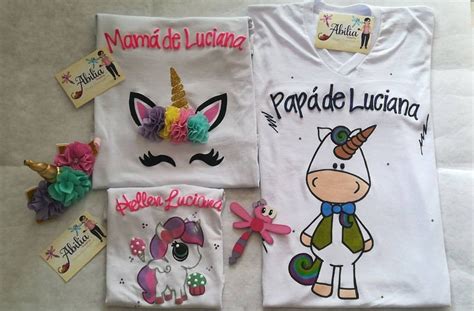 Camisetas Unicornio Cumplea Os Familia Esperamos Que Os Hayan Gustado