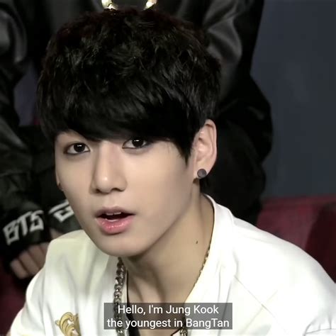 Jk Vids 🎥 On Twitter Today 9 Years Ago Jungkook Introducing Himself