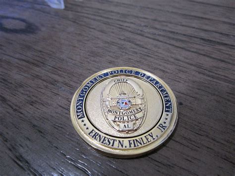 Montgomery Al Police Department 13th Chief Of Police Challenge Coin