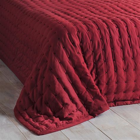 Bedsprei 250 X 260 Cm Paloma Rood Beddengoed Eminza