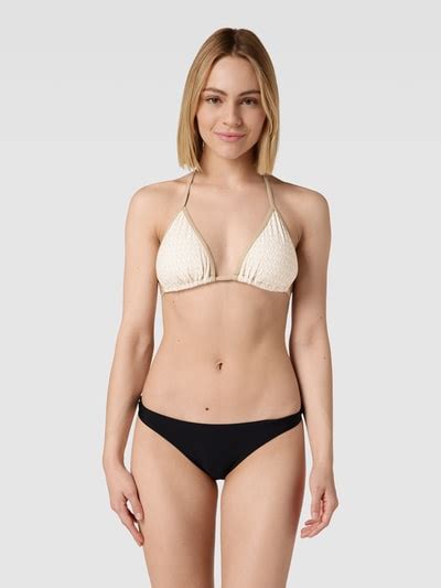 Kup Online Michael Michael Kors Tr Jk Tny Top Bikini Piaskowy