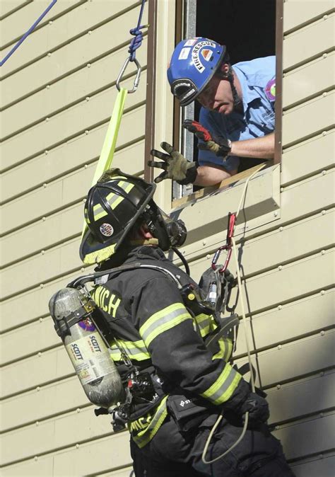 Firefighters Trained To Use Bailout Kits