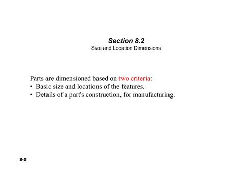 Chapter8 Dimensioning And Tolerances Ppt