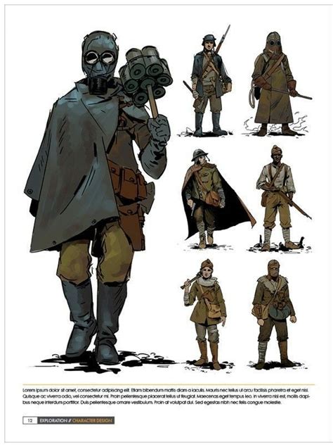 Dieselpunk Character Design Character