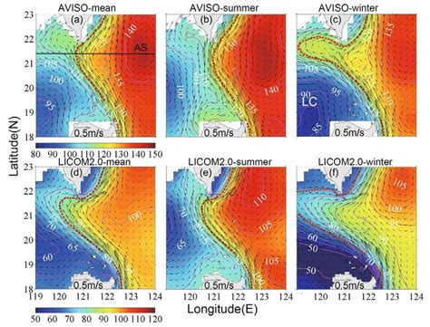 Absolute Dynamic Topography Shaded Units Cm And Surface Geostrophic Download Scientific