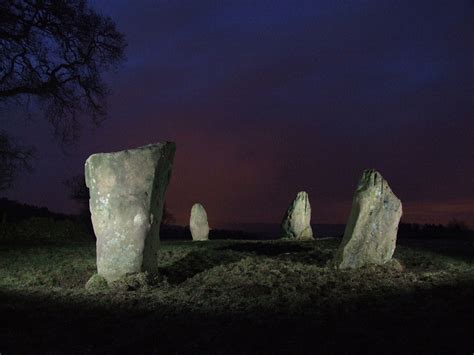 Nine Stone Close Stone Circle West Of Stanton Moor Derbyshire