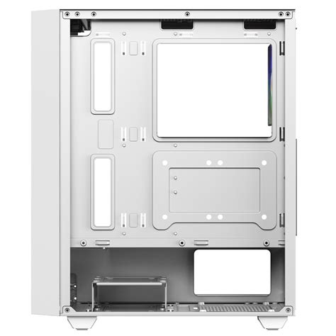 Gabinete Gamer Ninja Air X Mid Tower Vidro Temperado Atx White Sem