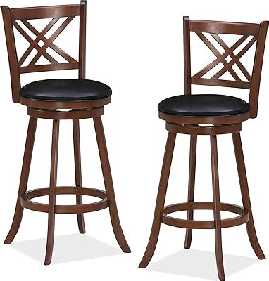 Vasagle Ekho Collection Swivel Bar Stools Set Of Counter Bar