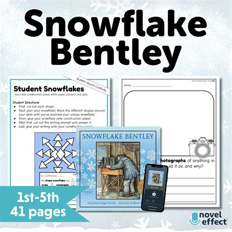 Snowflake Bentley Activities Novel Effect