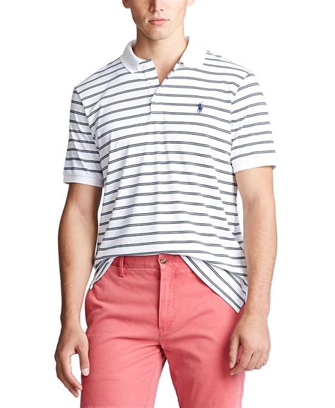 Polo Ralph Lauren Mens Classic Fit Stripe Polo Shirt Macys