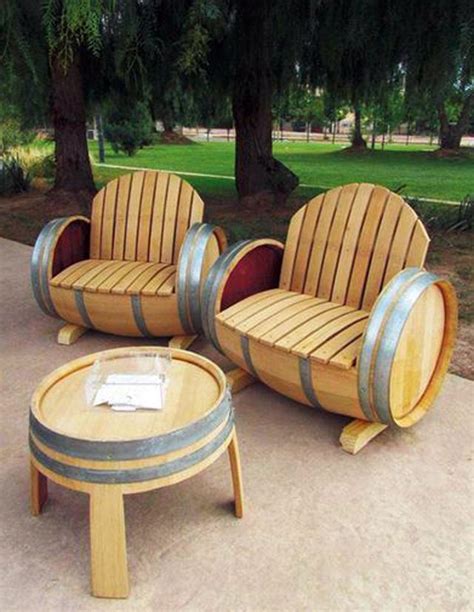 Salon De Jardin En Tonneaux Backyard Furniture Pallet Furniture Cool