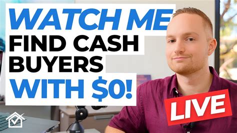 The New Way Of Finding Cash Buyers For Wholesaling With 0 Youtube