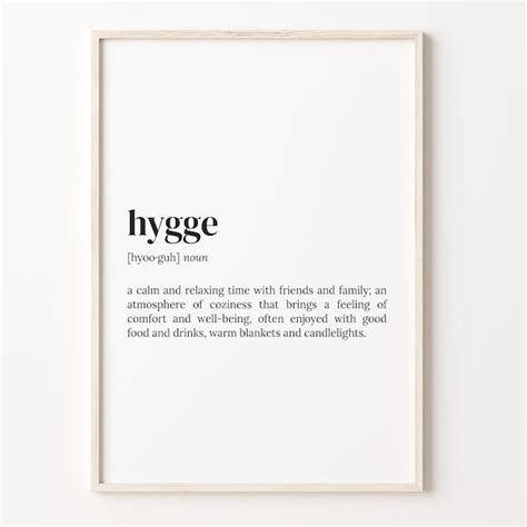 Hygge Poster Etsy