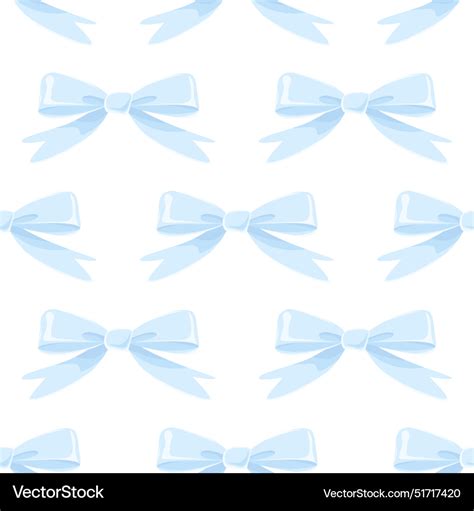 Seamless pattern with cute blue flat Royalty Free Vector