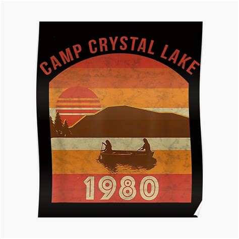 Camp Crystal Lake Summer Vintage Poster For Sale By Artbahlou