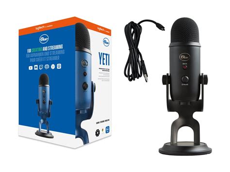 Blue Microphones Yeti Game Streaming Kit Microphone Usb Blackout With Streamlabs Themes