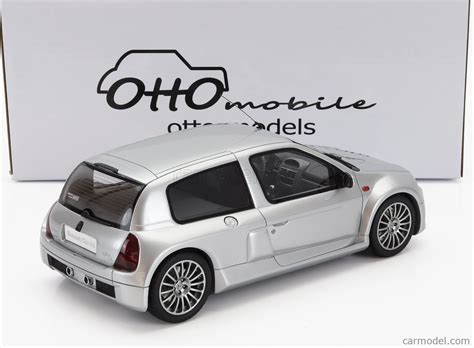 OTTO MOBILE OT1034 Scale 1 18 RENAULT CLIO SPORT V6 PHASE I 2001 SILVER