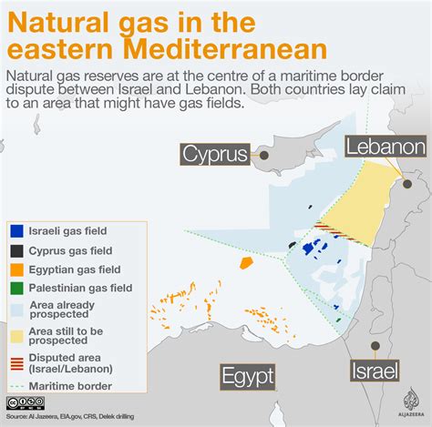 The disputed gas fields in the eastern Mediterranean | Science and ...