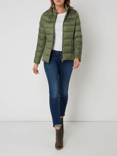 Tommy Hilfiger Light Daunenjacke Bella Mit Kapuze Oliv Online Kaufen