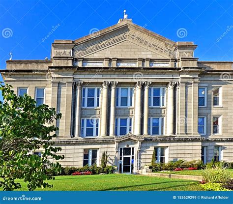 Front View of the Creek County Courthouse Stock Image - Image of legal, downtown: 153629299