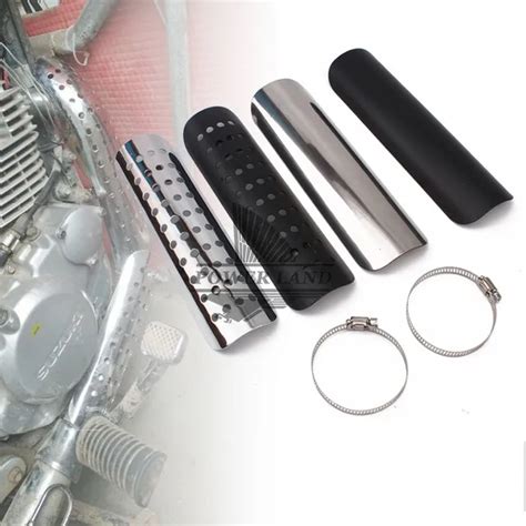 Buy Universal Fit For Harley Chrome Black Motorcycle Electroplate Heat Shield