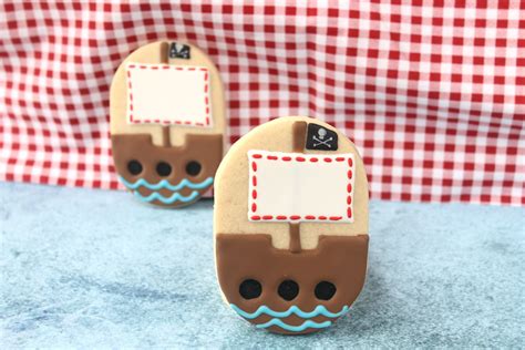 Pirate Ship Decorated Cookie Tutorial — Cookiecrazie