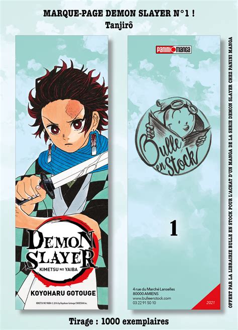 Bulle En Stock Mp Demon Slayer Luxe N Offert Sous Condition