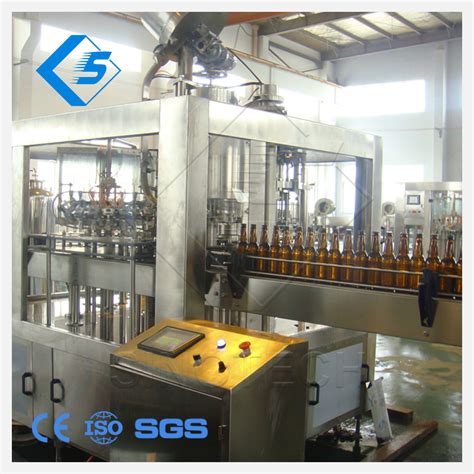 Glass Bottle Beer Filling Machine With Crown Cap China Glass Bottle