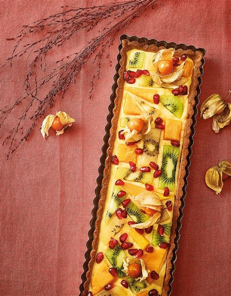 Tarte aux fruits exotiques pour 4 personnes Recettes Elle à Table