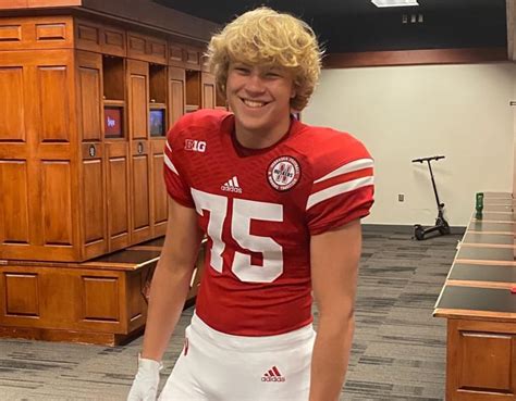 2023 Husker Legacy DE Maverick Noonan Checks Out Nebraska Again