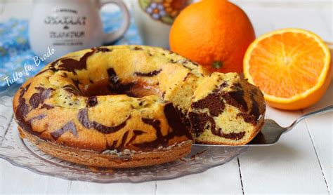 Ciambella All Arancia Bicolore Con Yogurt Tutto Fa Brodo In Cucina