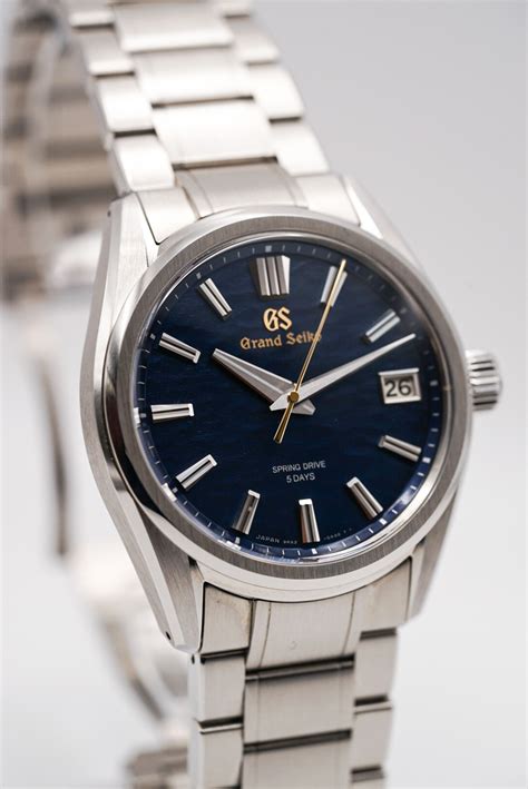 Grand Seiko Spring Drive SLGA007G Lake Suwa Blue Dial Limited Edition