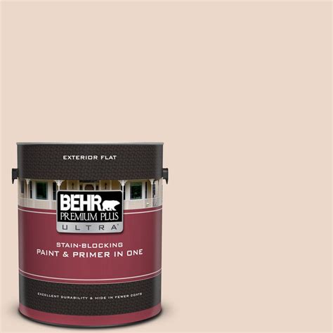 BEHR Premium Plus Ultra 1 Gal S210 1 Nutmeg Frost Flat Exterior Paint