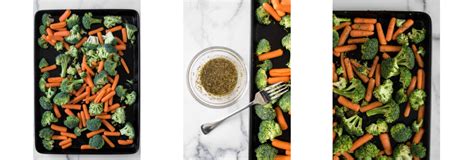 Roasted Broccoli And Carrots The Gingered Whisk