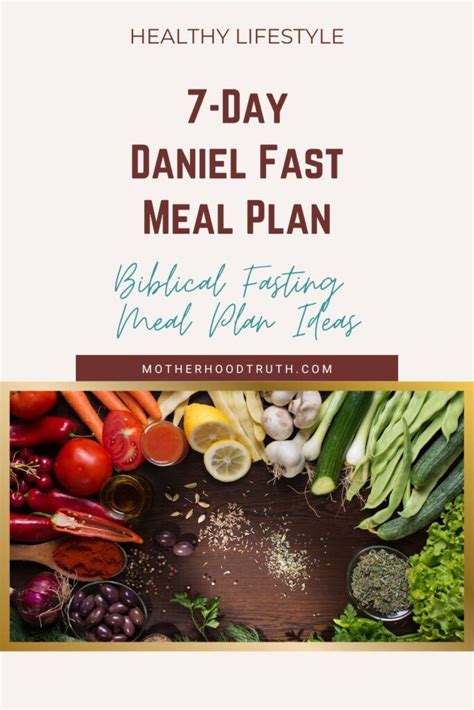 Daniel Fast Meal Plan Daniel Fast Recipes Healthy Meals Healthy